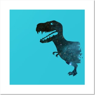 T-rex - stars Posters and Art